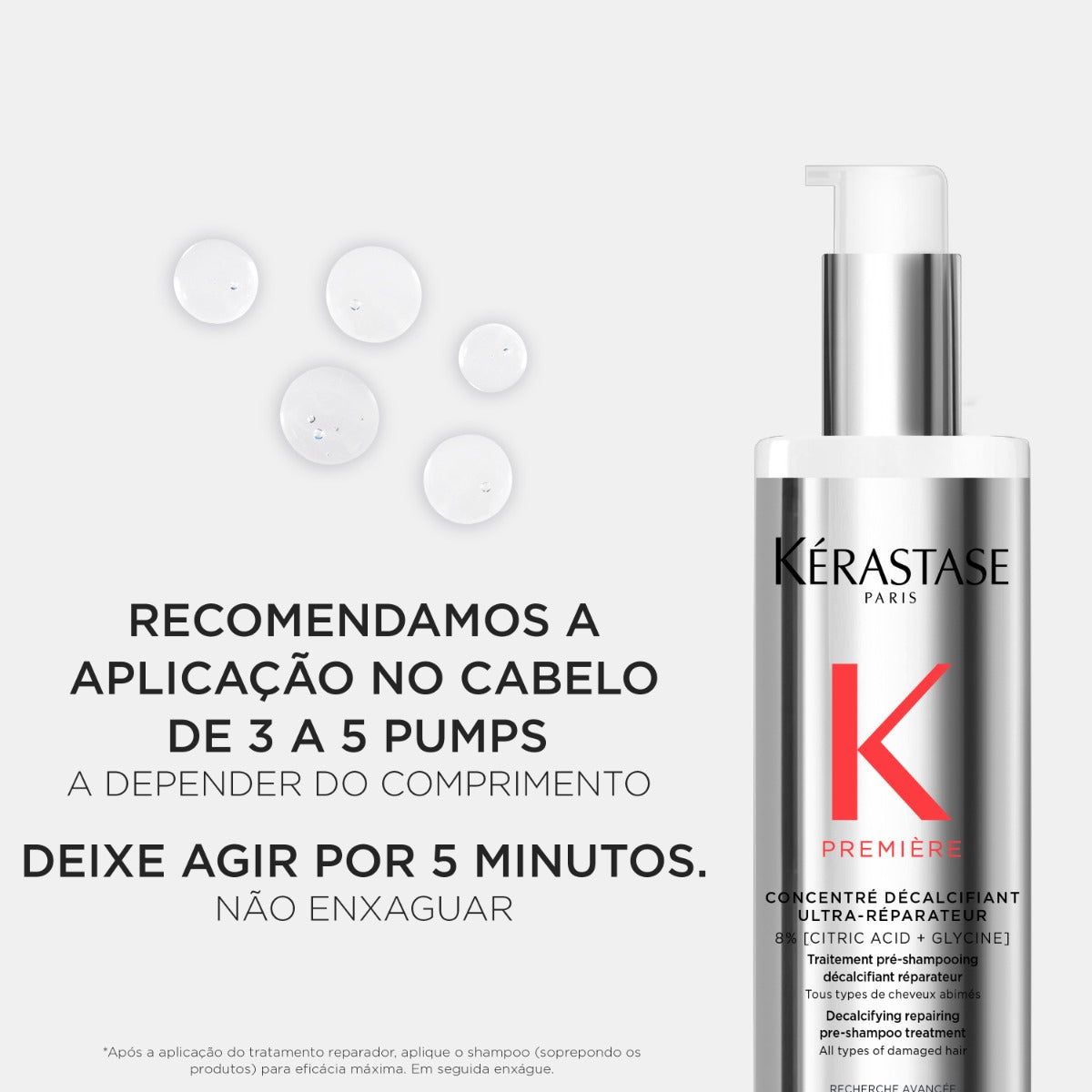 Première Concentré Décalcifiant Ultra Réparateur Tratamento Pré Shampoo 250ml | Kérastase