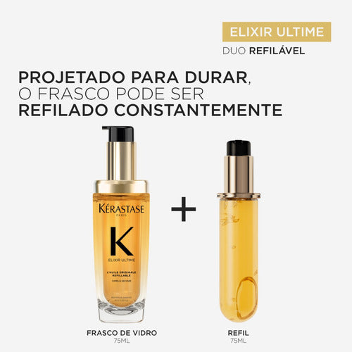 Refil Óleo Capilar Elixir Ultime 75ml Kérastase