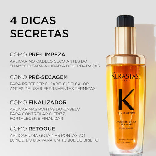 Refil Óleo Capilar Elixir Ultime 75ml Kérastase