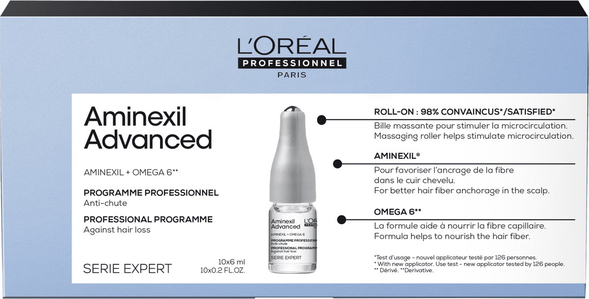 Loreal Aminexil Advanced Antiqueda 10x6ml + Bain Prevention