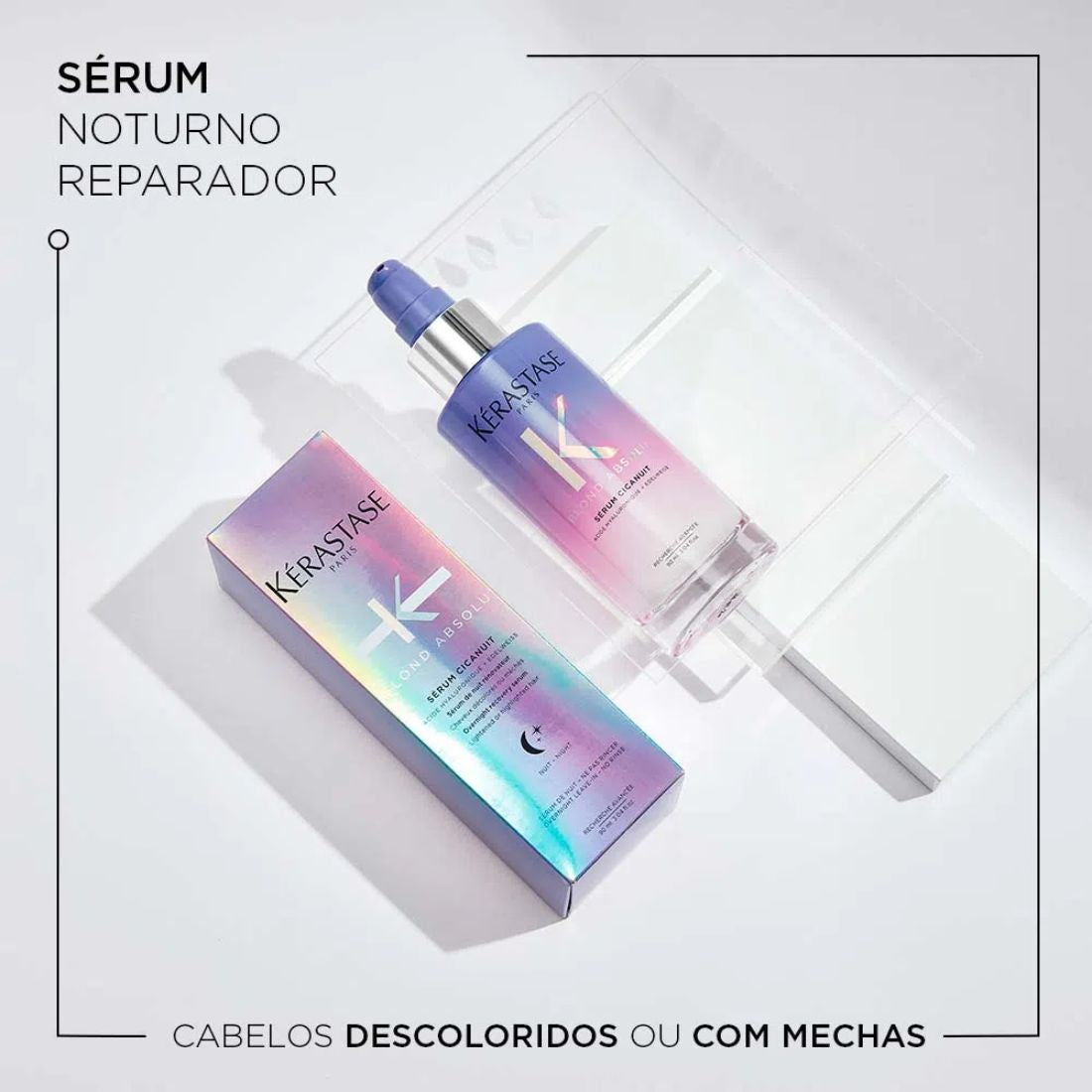 Sérum Capilar Noturno Blond Absolu Cicanuit Para Cabelos Loiros 90ml Kérastase