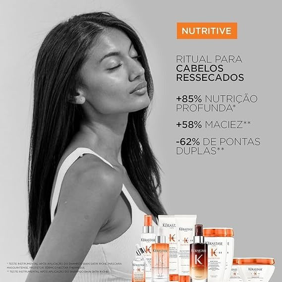 Kerastase Nutritive Kit Sh 250ml + Máscara 200g Frete Grátis